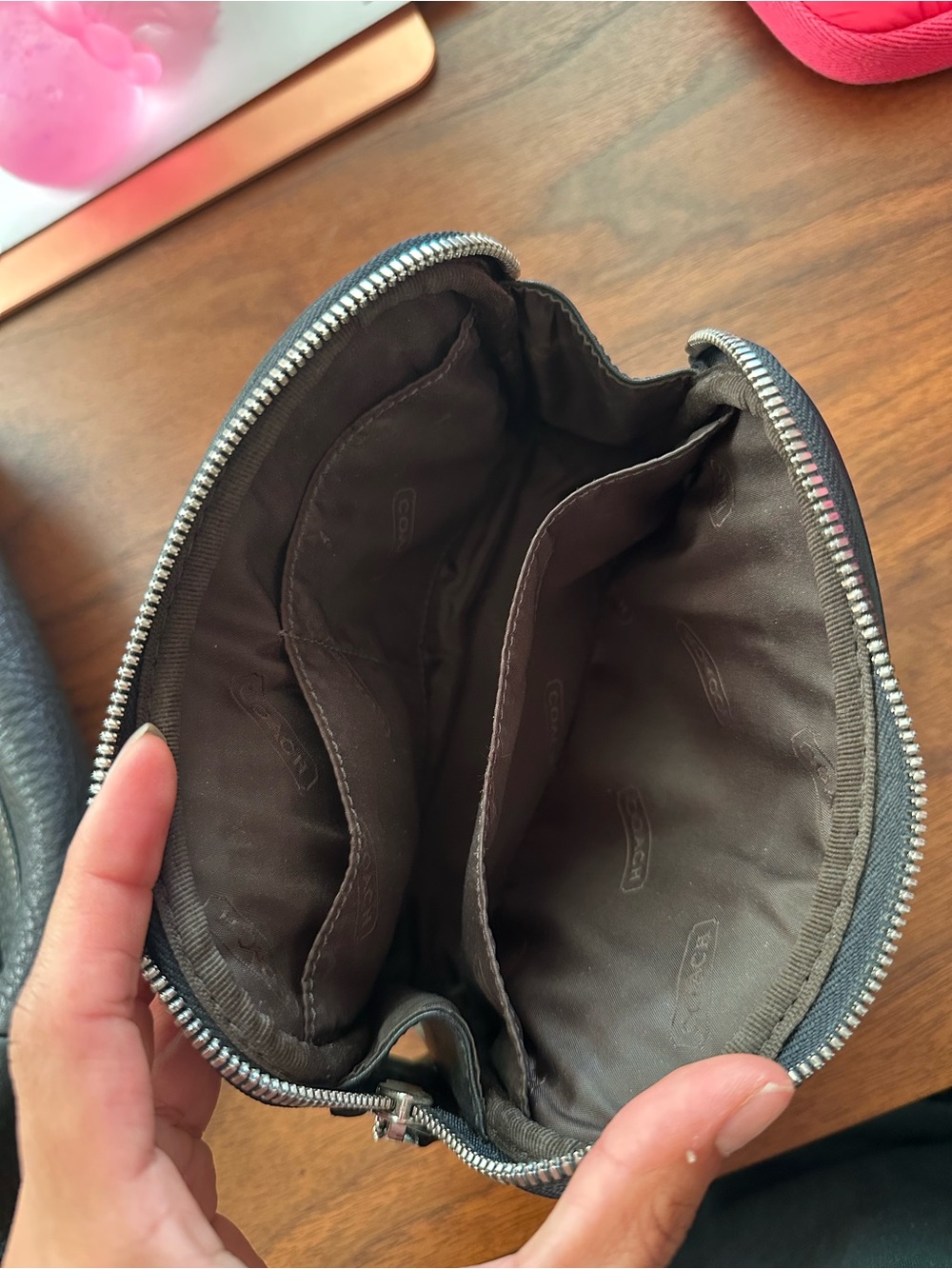 Vintage Coach Cosmetic Pouch - Picture 3 of 4